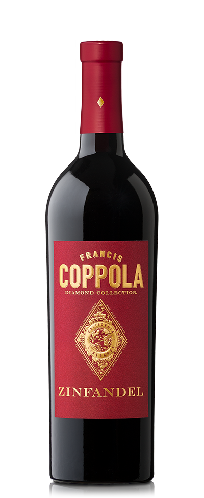 Bottle of Coppola Diamond Zinfandel