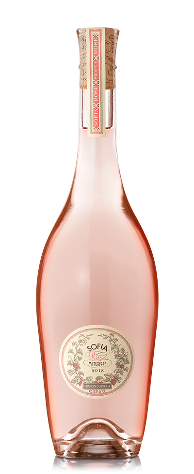 Bottle of Sofia Rosé.