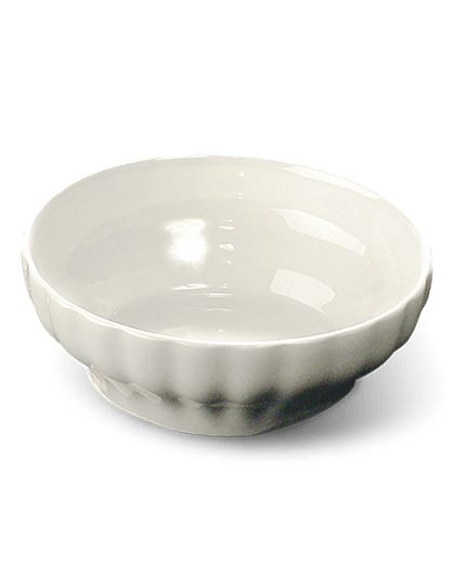 Small White Ceramic Pasta Bowl.