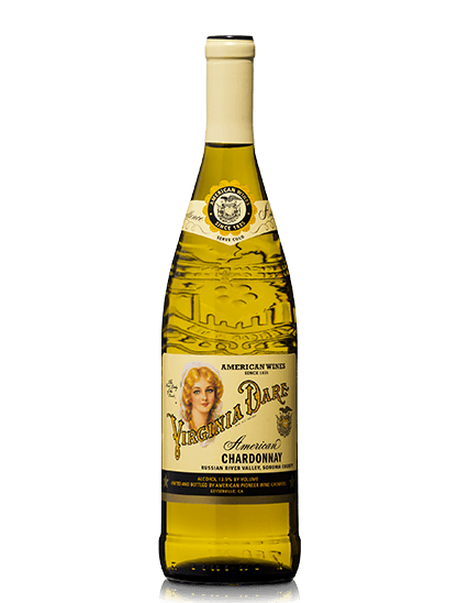 Virginia Dare Chardonnay bottle.